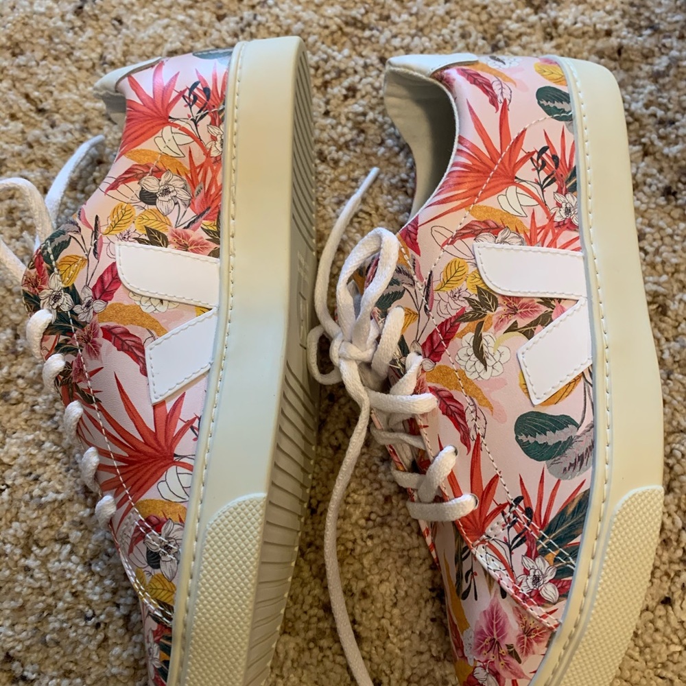 Veja floral sneakers